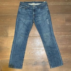 Abercrombie & Fitch NWT Dark Blue Kennan Straight Cut Jeans Size 34x32